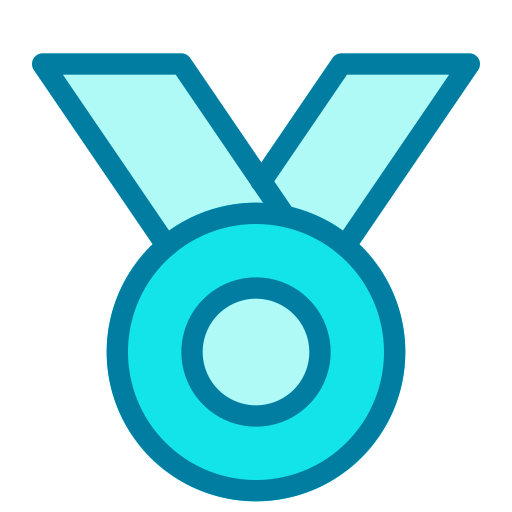 メダル Generic Blue icon