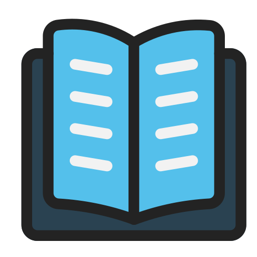 Book Generic Outline Color icon