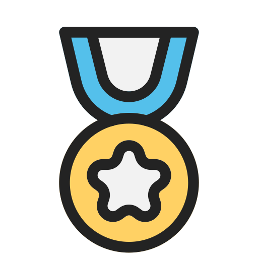 medal Generic Outline Color ikona