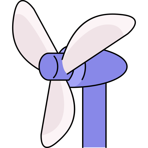 Wind turbine Generic Thin Outline Color icon