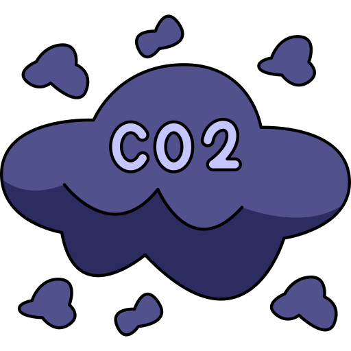 co2-wolk Generic Thin Outline Color icoon