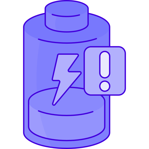 Low charge Generic Blue icon