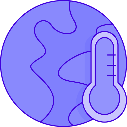 erderwärmung Generic Blue icon