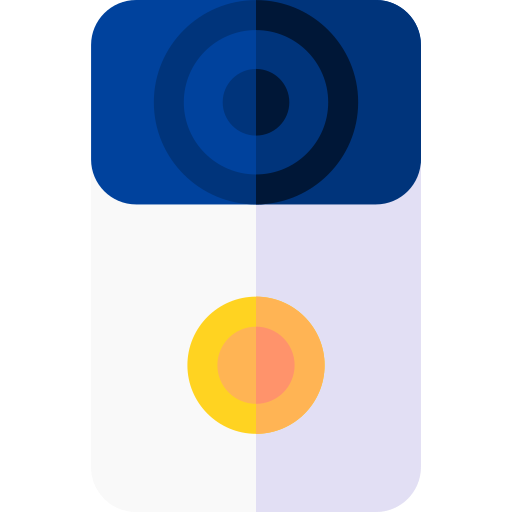 deurbel Basic Rounded Flat icoon