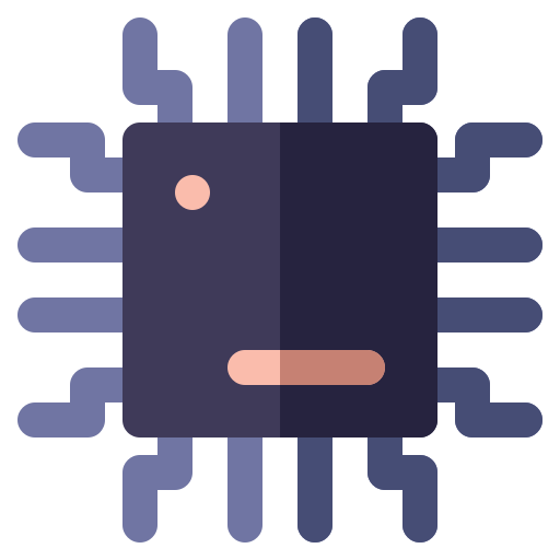 chip Generic Flat icono