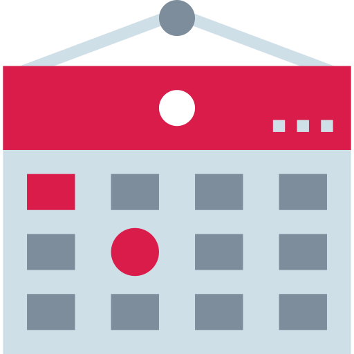 Calendar Smalllikeart Flat icon