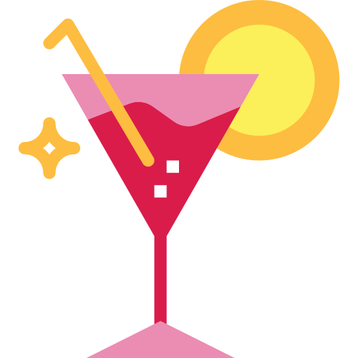 cocktail Smalllikeart Flat icoon
