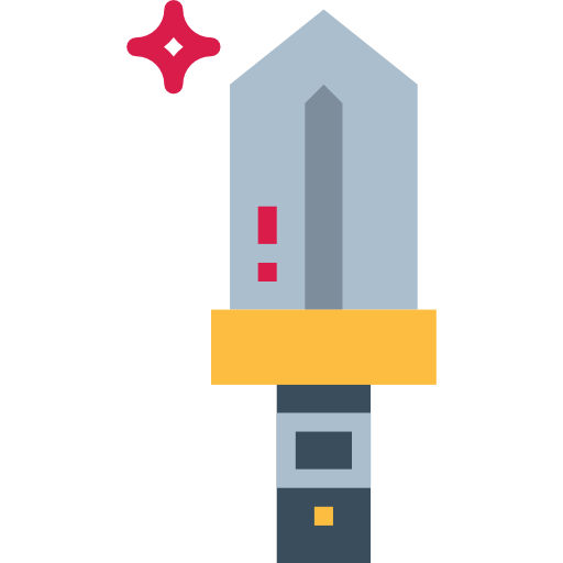 Sword Smalllikeart Flat icon