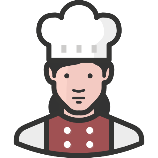 cocinero sketchandbuild Lineal Color icono