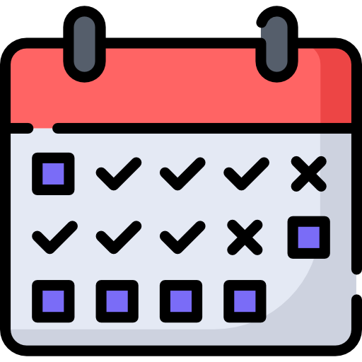 zeitplan Special Lineal color icon