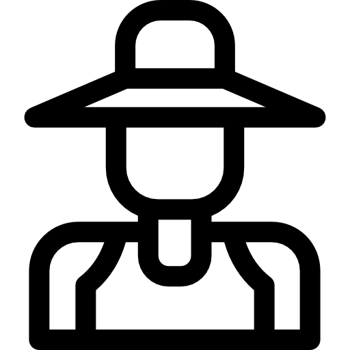 정원사 Basic Rounded Lineal icon