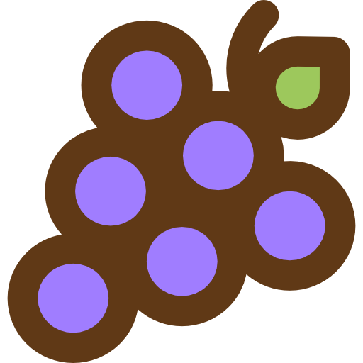 Grape Vitaliy Gorbachev Lineal Color icon
