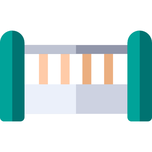 детская кроватка Basic Rounded Flat иконка