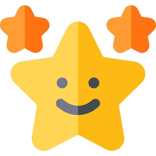 gwiazdy Basic Rounded Flat ikona
