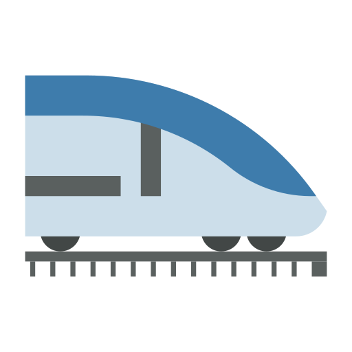 Скоростной поезд Generic Flat иконка