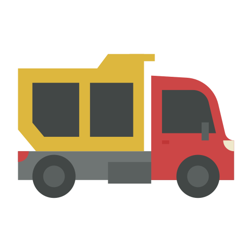 camión de la basura Generic Flat icono