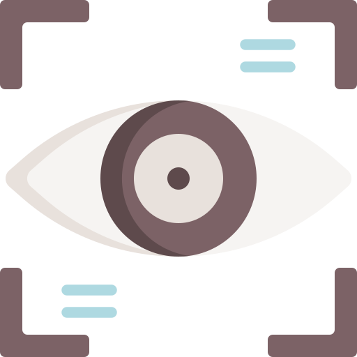 escáner ocular Special Flat icono