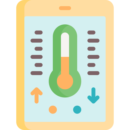 temperaturkontrolle Special Flat icon