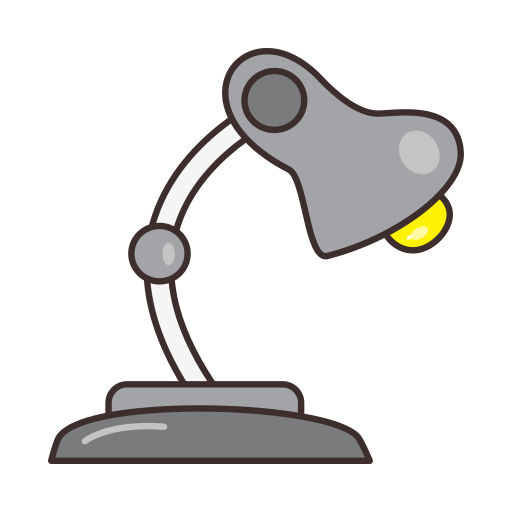 lámpara de mesa Generic Hand Drawn Color icono