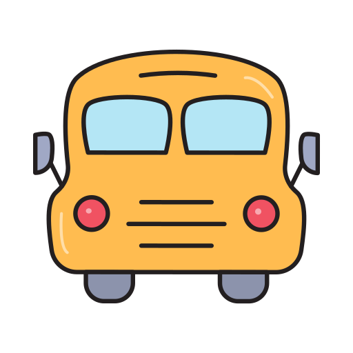 autobus szkolny Generic Hand Drawn Color ikona