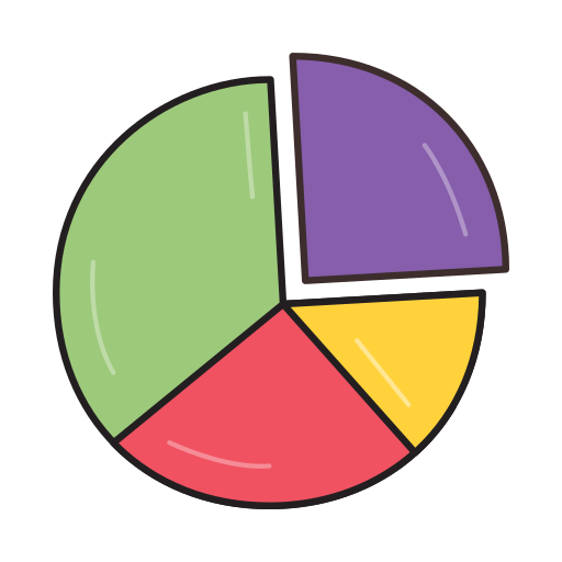 diagramme circulaire Generic Hand Drawn Color Icône