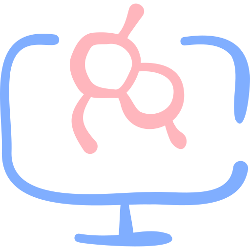 분자 Basic Hand Drawn Color icon