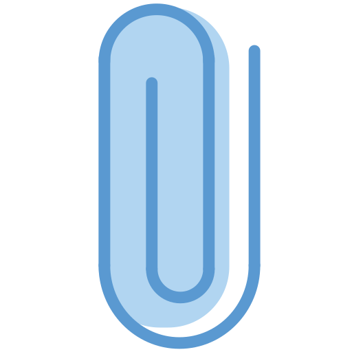 Clip Generic Blue icon