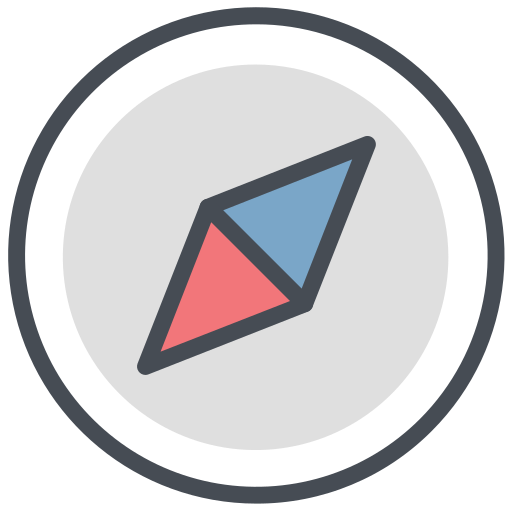 方位磁針 Generic Outline Color icon