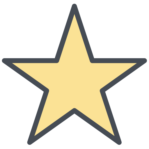 星を評価する Generic Outline Color icon