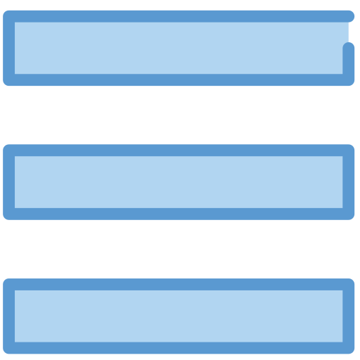 메인 메뉴 Generic Blue icon