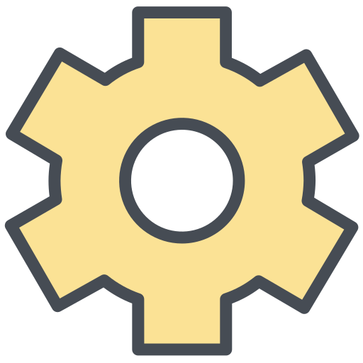 歯車 Generic Outline Color icon