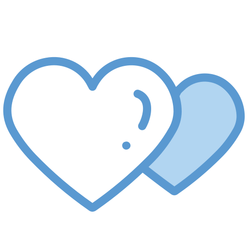 Heart Generic Blue icon