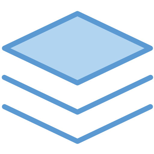 gegevensbalken Generic Blue icoon