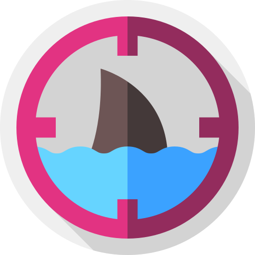 squalo Flat Circular Flat icona