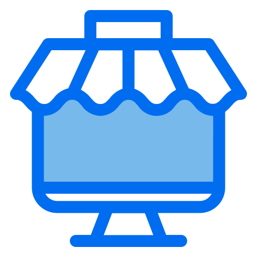 Online store Generic Blue icon
