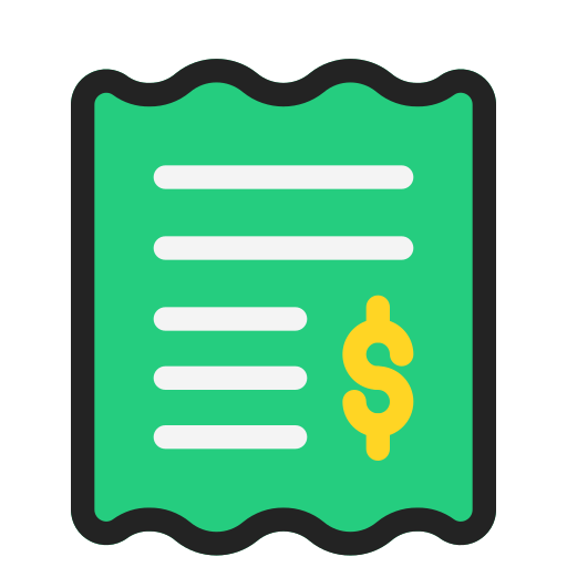 Bill Generic Outline Color icon
