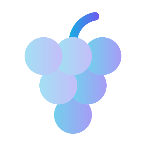 Grapes Generic Flat Gradient icon