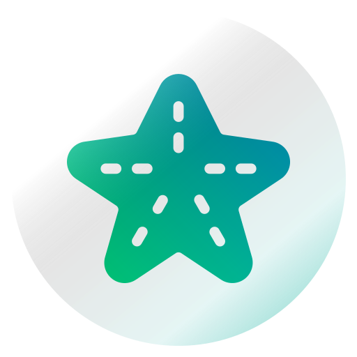 Starfish Generic Flat Gradient icon