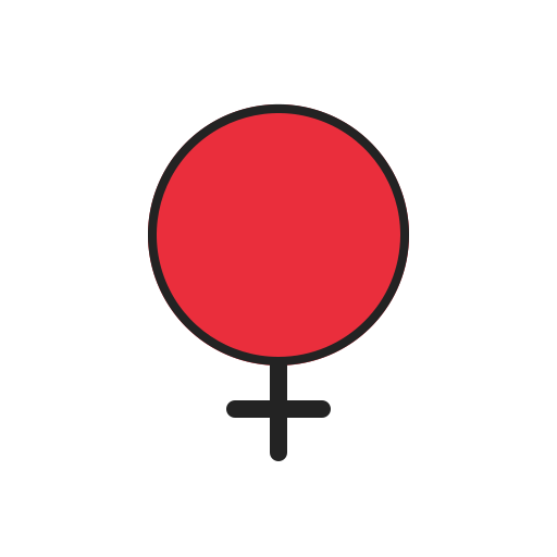 женский Generic Outline Color иконка