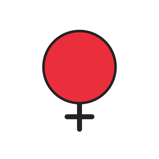 女性 Generic Outline Color icon