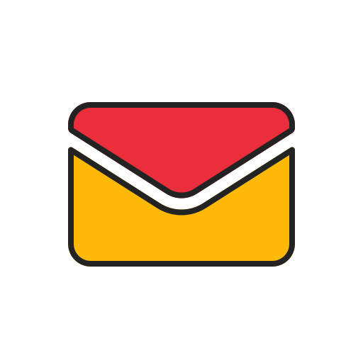 correo Generic Outline Color icono