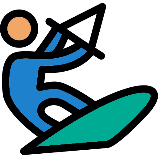 kitesurfen Generic Outline Color icon