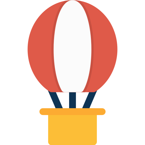 Hot air balloon Generic Flat icon