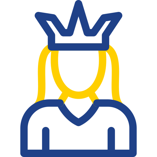 황제 Generic Outline Color icon