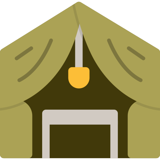 Лагерь Generic Flat иконка