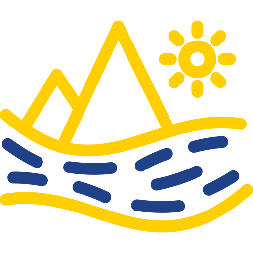 Lake Generic Outline Color icon