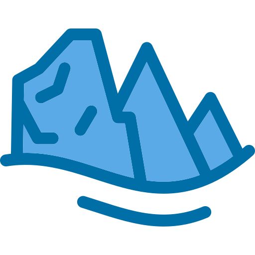 montañas Generic Blue icono