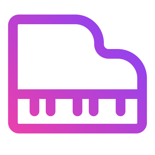 피아노 Generic Gradient icon