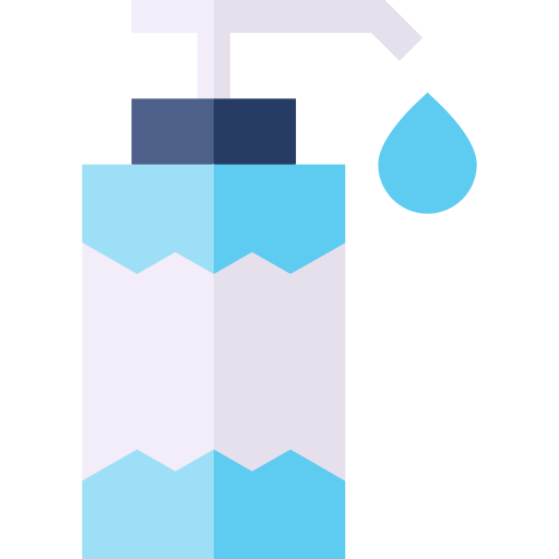 Antibacterial gel Basic Straight Flat icon