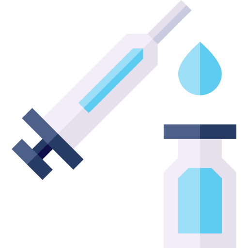 vacuna Basic Straight Flat icono